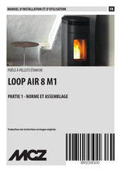 MCZ LOOP AIR 8 M1 Manuel D'installation Et D'utilisation