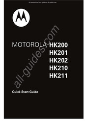 Motorola HK200 Guide De Démarrage Rapide