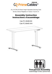 PrimeCables Cab-PC-08486-BK Instructions D'assemblage