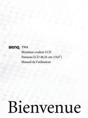 BenQ T904 Manuel De L'utilisateur