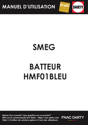 Smeg HMF01BLEU Manuel De L'utilisateur