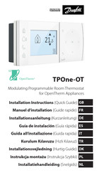 Danfoss TPOne-OT Manuel D'installation