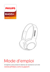 Philips BASS+ SHB3175BK/00 Mode D'emploi