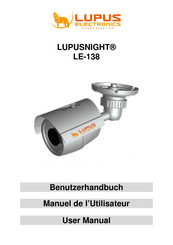 Lupus Electronics LUPUSNIGHT LE-138 Manuel De L'utilisateur