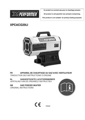 X-Performer XPCACG20LI Traduction Des Instructions D'origine