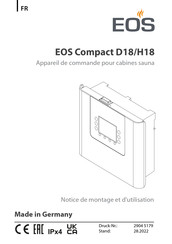 EOS Compact H18 Notice De Montage Et D'utilisation