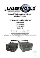 Laserworld Purelight PL-10.000RGB Mode D'emploi