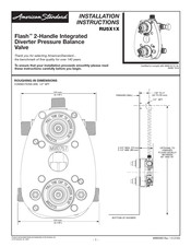 American Standard Flash RU51 Serie Instructions D'installation