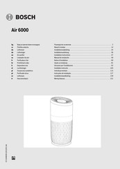 Bosch Air 6000 Notice D'installation