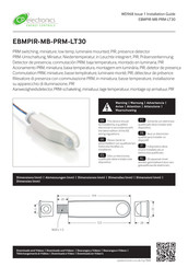 CP Electronics EBMPIR-MB-PRM-LT30 Guide D'installation