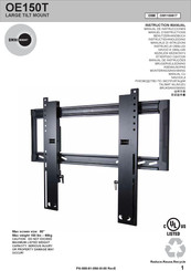 Omnimount OE150T Manuel D'instructions