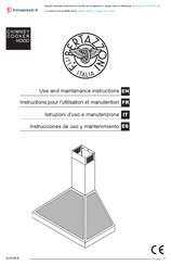 Bertazzoni K100 HER NE A Instructions Pour L'utilisation Et Manutention