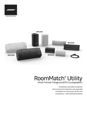 Bose Professional RoomMatch Utility RMU206 Installation Et Instructions D'utilisation