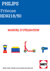 Philips HD9218/50 Mode D'emploi