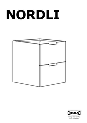 IKEA NORDLI Mode D'emploi