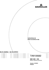 Baumuller DSC071M64W Instructions De Mise En Service