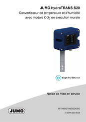 JUMO hydroTRANS S20 Notice De Mise En Service