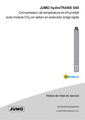 JUMO hydroTRANS S40 Notice De Mise En Service