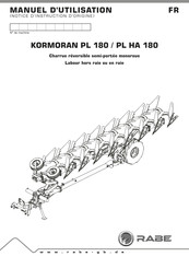 Rabe KORMORAN HA 180 Manuel D'utilisation