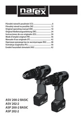 Narex ASP 200-2 BASIC Mode D'emploi Original