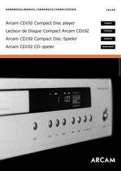 Arcam CD192 Manuel