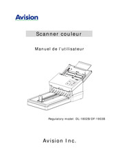 Avision DF-1903B Manuel De L'utilisateur