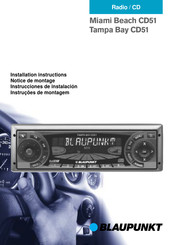 Blaupunkt Tampa Bay CD51 Notice De Montage