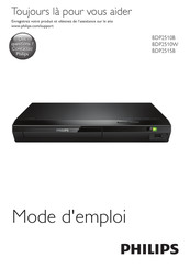 Philips BDP2510W Mode D'emploi