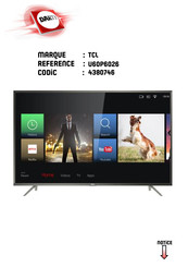 TCL U60P6026 Mode D'emploi