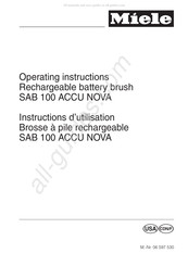 Miele AB 100 ACCU NOVA Instructions D'utilisation