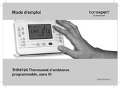 Honeywell homexpert THR872C Mode D'emploi