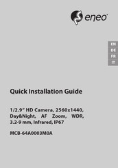 Eneo MCB-64A0003M0A Guide D'installation Rapide