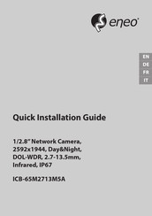 Eneo ICB-65M2713M5A Guide D'installation Rapide