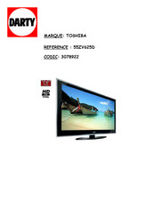 Toshiba 55ZV625D Notice