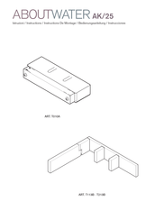 Fantini Rubinetti Aboutwater AK/25 T113B Instructions De Montage