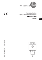 IFM Electronic efector160 LR8300 Notice D'utilisation