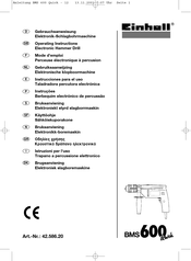 EINHELL 42.586.20 Mode D'emploi