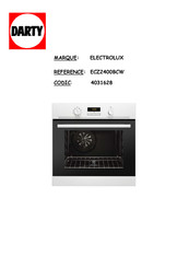 Electrolux ECZ2400BCW Notice D'utilisation