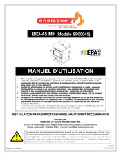 Enerzone EP00045 Manuel D'utilisation