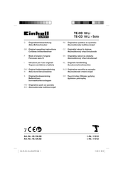 EINHELL Expert 45.136.90 Mode D'emploi D'origine