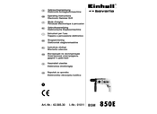 EINHELL Bavaria BSM 850E Mode D'emploi