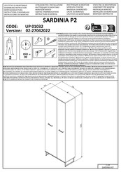 INOSIGN SARDINIA P2 UP 01032 Instructions D'assemblage