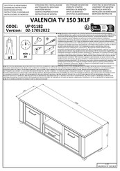 Home affaire UP 01182 Instructions D'assemblage