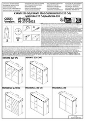 Dedeman MADEIRA 220 Instructions D'assemblage