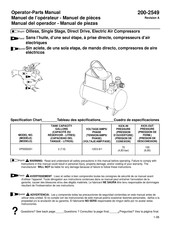 Coleman Powermate VP0000201 Manuel De L'opérateur