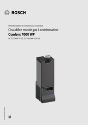 Buderus Condens 7000 WP Notice D'installation Et D'entretien