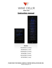 Wine Cell'R Black Pearl WC194FGB6 Manuel D'instructions