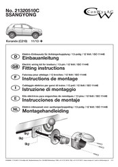 ConWys AG 21320510C Instructions De Montage