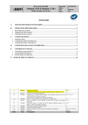 SEFI Hephais C128 Notice De Mise En Service