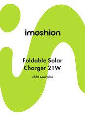 iMoshion Foldable Solar Charger 21W Mode D'emploi